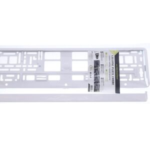 Automobilio numerio rėmelis, metallized, white - Image 3
