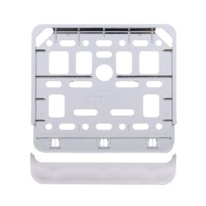 Mopedo / pspirtuko numerio rėmelis, chromed - Image 2