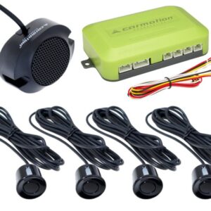Parking assistance system with loudspeaker, 4 black sensors