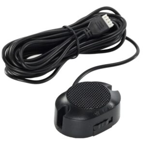 Parking assistance system with loudspeaker, 8 black sensors - front and rear - Image 4