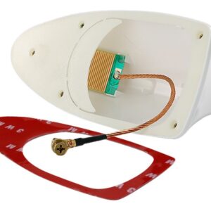 Radio antena "Shark's fin", stick-on, white - Image 2