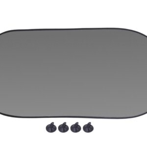 Windscreen cover 100x50 cm with suction cups, black