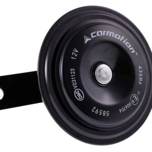 Horn 12V, 118 dB, diam. 90 mm, E9 homologation