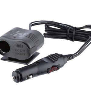 2-socket cigarette lighter splitter, Heavy Duty