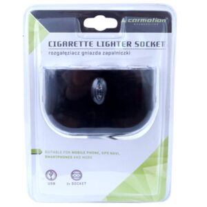 3-socket cigarette lighter splitter 12/24V with USB 1000 mA - Image 2