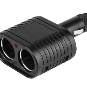 2-socket lighter splitter, black