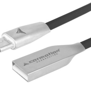 Charging & synchronisation cable 120 cm, USB> micro USB, juodos spalvos