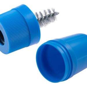 Clamp and pin cleaning brush, plastic housing