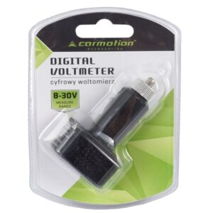 Digital voltmeter 12/24V with LED display - Image 2