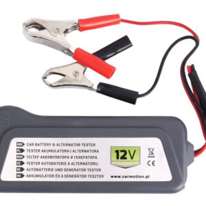 Battery and alternator tester, with crocodile clips, 12V - Image 2