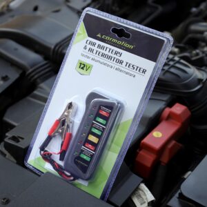 Battery and alternator tester, with crocodile clips, 12V - Image 4