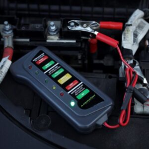 Battery and alternator tester, with crocodile clips, 12V - Image 5