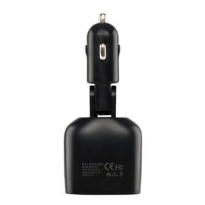 Automobilinis įkroviklis USB 3.4A max, x2 + 8-30V voltmeter with low voltage alarm - Image 4