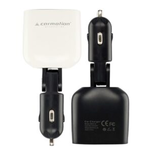 Automobilinis įkroviklis USB 3.4A max, x2 + 8-30V voltmeter with low voltage alarm - Image 5