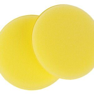 Applicator - kempinė for waxes and polishes, diam. 12.5 cm, 2 pcs