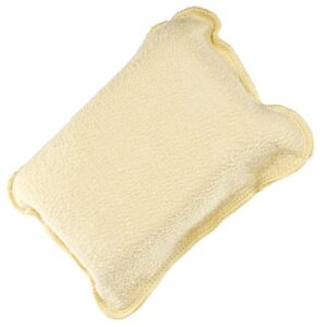 Natural chamois-covered kempinė, XXL 5x10x15 cm - Image 2