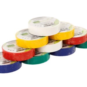 PVC insulating tape 0.13mm x 15mm x 10m, 5 colors, 10 pcs - Image 2