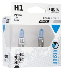 Bulbs VISION arctic white H1 12V 55W P14,5s U E4 + 90%, 2 pcs - Image 2