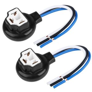 Bulb socket, H4 ceramic, cable 15cm, 2 pcs