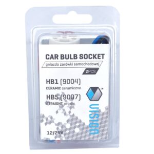 Bulb socket HB1/HB5 (9004/9007) straight, ceramic, 15cm cable, 2 pcs - Image 2