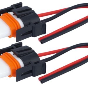 Bulb socket H8/H11, straight, ceramic, 15cm cable , 2 pcs