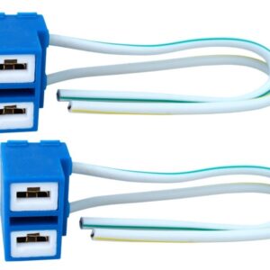 Bulb socket H7, angled ceramic, 15cm cable , 2 pcs