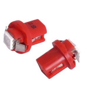 Bulb VISION T5 BAX B8.5d 12V 1x 5050 SMD LED, red, 2 pcs - Image 2