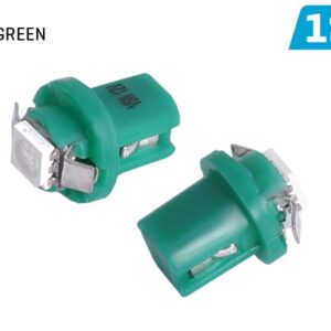 Bulb VISION T5 BAX B8.5d 12V 1x 5050 SMD LED, green, 2 pcs