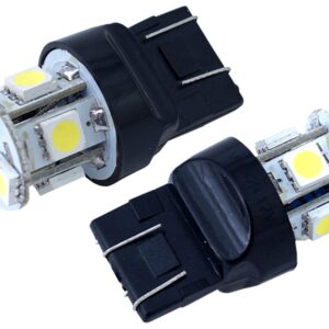 Bulb VISION W21 / 5W (T20q) 12V 8x 5050 SMD LED, white, 2 pcs - Image 2
