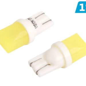 Bulb VISION W5W (T10) 12V 1x COB LED, white, 2 pcs