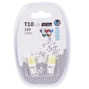 Bulb VISION W5W (T10) 12V 1x COB LED, white, 2 pcs - Image 3