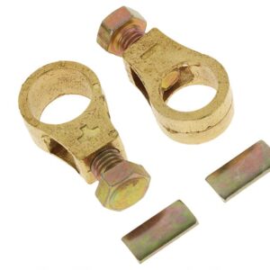 Brass battery terminals, 12/24V
