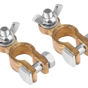 Brass battery clamps 600A, butterfly clamp