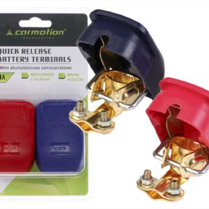 Self-locking battery clamps with covers, brass, max 800A - Image 5