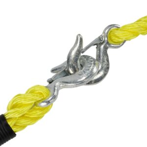 Vilkimo virvė PGW up to 3000 kg, braided with hooks, 4 m, Heavy Duty - Image 5