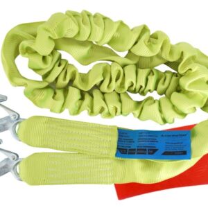 Vilkimo virvė PGW up to 3000 kg elastic with hooks, 4 m, Heavy Duty