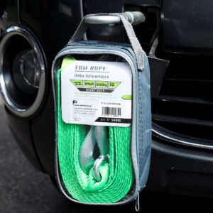 Vilkimo virvė PGW up to 2500 kg with hooks, 4 m, Heavy Duty - Image 3