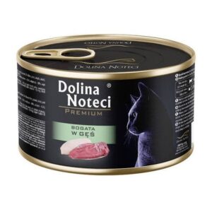 DOLINA NOTECI Premium Rich in goose - šlapias kačių maistas - 185g