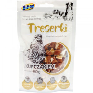 Hilton mięsne treserki z kurczakiem dla psa 80g