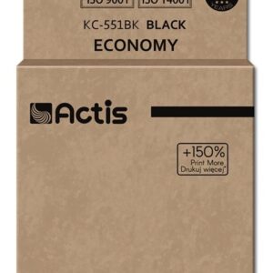 Actis KC-551Bk rašalas (Canon CLI-551BK pakaitalas; standartinis; 12 ml; juodas)