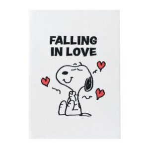 Snoopy - Plush notebook / notebook A5 from the Love Season collection