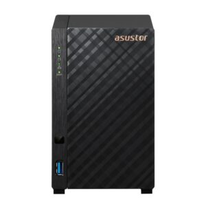 Asustor AS1102TL NAS ir duomenų saugojimo serveris „Mini Tower“ Realtek RTD1619B 1 GB DDR4 0 TB ADM Juoda