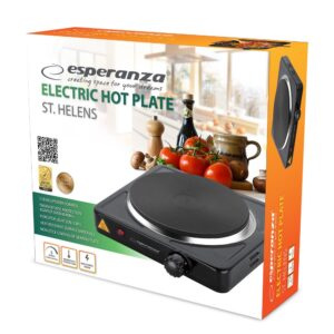 Esperanza EKH003K Juoda elektrinė viryklė - Image 2
