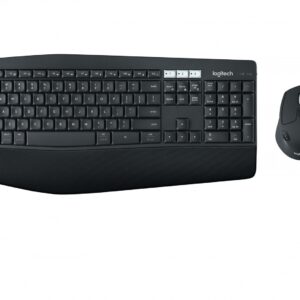 Logitech MK850 klaviatūra RD belaidis ryšys + „Bluetooth“ QWERTY JAV tarptautinė versija Juoda