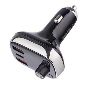 WAYME FM transmitter  12/24V with USB-C PD, QC4.0 +, Auto-ID, voltmeter & HandsFree - Image 3