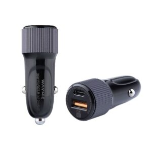 WAYME Automobilinis įkroviklis 12/24V, 36W USB-C PD + QC3.0 - Image 2