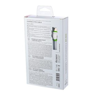 Wayme Charging & synchronisation cable , silicone flat, 200 cm, USB> USB-C - Image 4