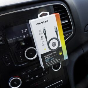 Wayme Mikropluošto pintas įkrovimo ir sinchronizavimo laidas, 200 cm, USB-C> USB-C PD, max 65W - Image 5