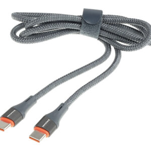 Wayme Charging and sync cable, microfiber braided, 100 cm, 100 cm, USB-C > USB-C PD, max. 65W - Image 3