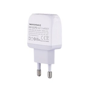 WAYME Mains charger 20W USB-C PD + QC3.0 - Image 3